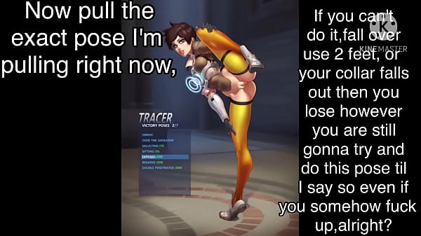 Tracer (overwatch) Femdom Joi (heavy assplay) (heavy b.) (humiliation)(games)(CBT)(pissplay)