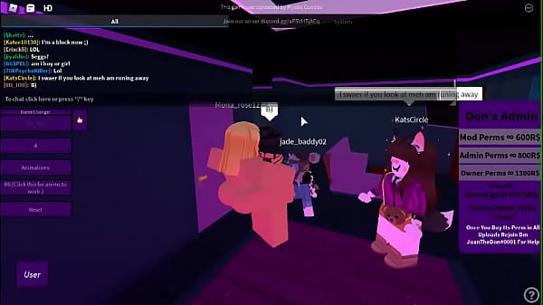 Cojiendo a una tipa en roblox
