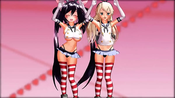 Shimakaze dancing with Ariane