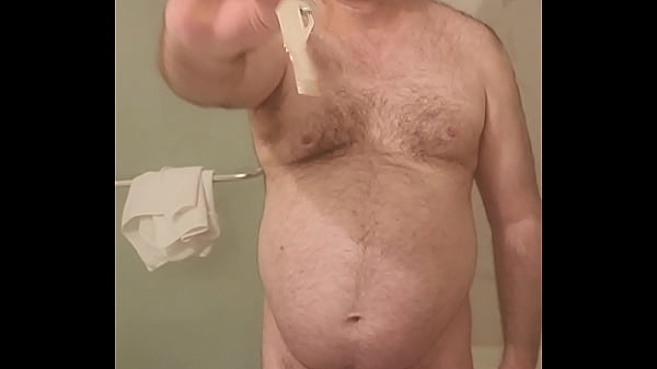 Nude Martin Lavall&eacute_e is now locked in chastity! How long he should have his small penis caged?