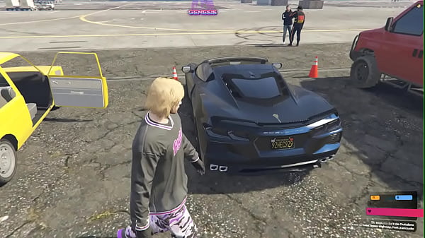 Corsinha come ferrari em evento de exibi&ccedil_&atilde_o