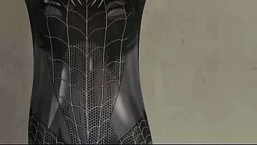 NGENTOTIN CEWEK COSPLAY SPIDERMAN HITAM SAMPAI KELUAR DI MEMEK BERKALI KALI - BOKEP INDONESIA TERBARU