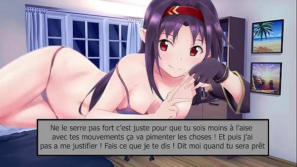 Instruction Fran&ccedil_aise JOI - (SAO) Yuuki Konno se doigte sa petite chatte de cochonne