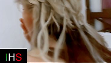 Great blonde slut fucked wonderfully in the ass