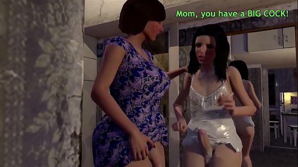 3D Shemale makes a Gift to her Step Son - Animation Transvestite Porn