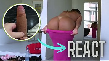 React: Busty Aussie changes in front of stepbro to make him horny - Alanna Pow &amp_ Nicholas Ferres