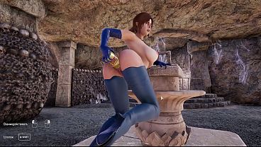 A huge sacred dick penetrates every hole of Lara and fills her with liquid sperm to the brim