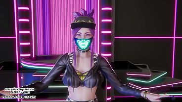 [MMD]  HWASA - NA - Akali Sexy Kpop Dance League of Legends Hentai Uncensored 4K 60FPS