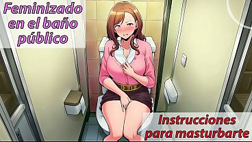 Te feminizan en un ba&ntilde_o p&uacute_blico. &iexcl_Obedece! - ASMR JOI voz espa&ntilde_ola.