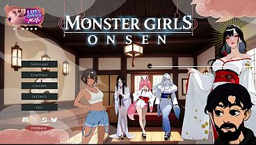 Monster Girls Onsen, Juego Hentai tenemos una orgia con todas las yokai cachondas parte 3 final