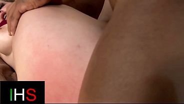 Sexy blonde girl fuck hard with muscular black guy with big cock