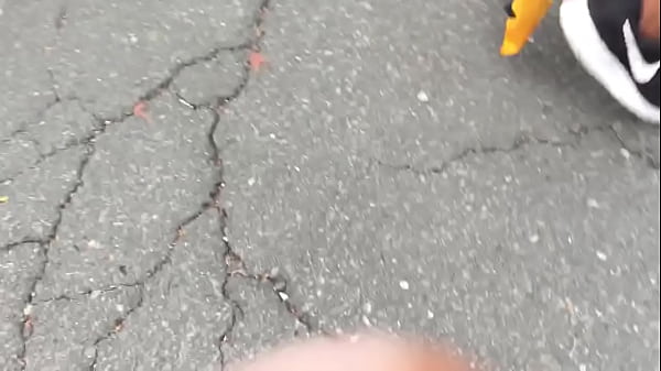 Naked walk with Caribbean