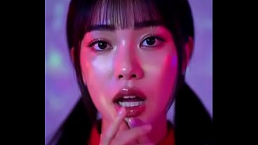 Sexy cosplay de Milk se chupa el dedo