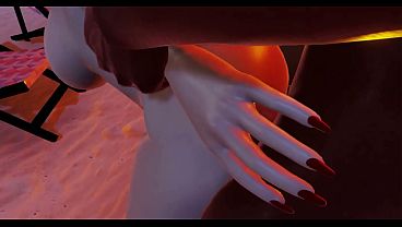 Travesti Damla Sahilde sarhoş bir erkeğe g&ouml_tten verip d&ouml_llerini yutuyor