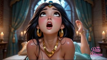 Petite Princess Jasmine Twerking Squirting Cum Orgasm in Palace Bedroom | AI 4K NSFW