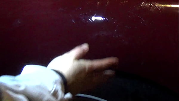 touching and caressing car with b. oil