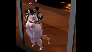 Me cog&iacute_ a una tetota y culona