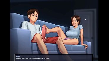 Stepsister Caught Me Jerking Off and Offerd Her Pussy - Summertime Saga Ep 13