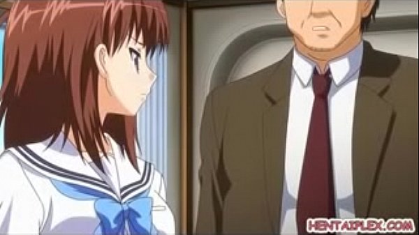 Cute hentai hot poked by her master