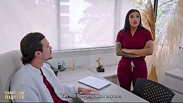 Mariana'_s Anatomy Episode VI: Mariana is fired after having a threesome with her boss and the secretary - Mariana Martix, Andrea Castro &amp_ Joe Dimarco