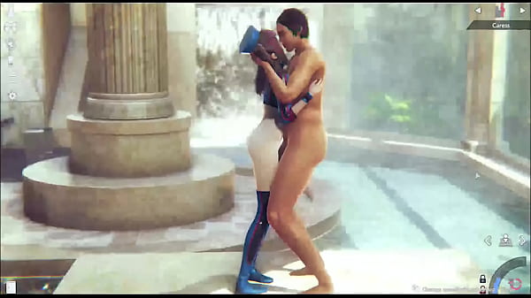 Sex games Girls role-play having sex by the pool