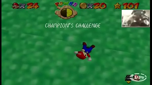 Youtuber &quot_Diepiify&quot_ sufre desgarro anal mientras juega Super Mario 74