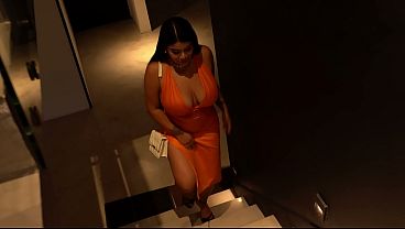 A busty Peruvian woman sneaks into her cousin'_s room_ she didn'_t expect him to have such a large penis.