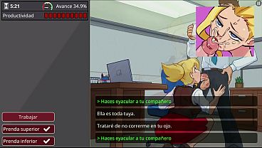 Una secretaria muy caliente - Barely Working