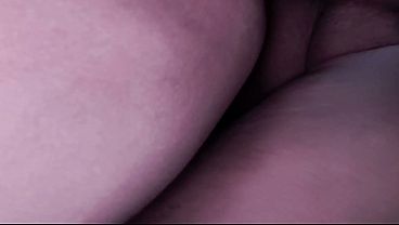 Hard fucking with my bull while wearing the pajama that my cuckold bought me