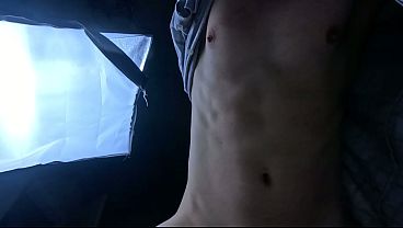 A brunette with big natural tits isn'_t satisfied with just cum - HARD sex with a tight pussy, dirty talk, and kinky handjob