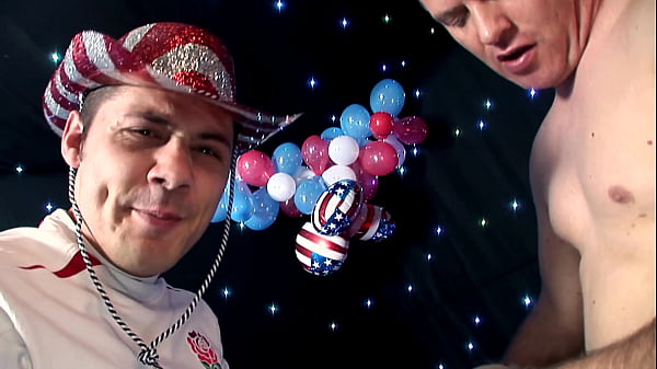 Sexy Blonde Amy Uses Her Great Big Tits And Tight Body To Seduce Two Men