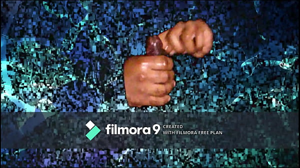 Deon Strong blue static art masturbation