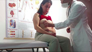 Gynecologist sticks finger in patient'_s anus and fucks her!