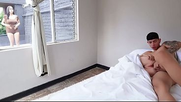 Horny neighbor was accidentally fucked thinking she was my toy - Esteban Gamboa