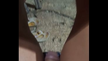 Exhibitionist boy - Naked in a public restaurant